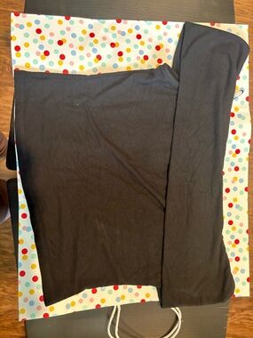 Pink Rose Black Strapless Top